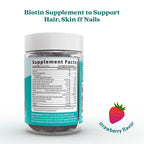 BeLive Biotin Gummies High Potency 10000 mcg - 60 Gummies - image 2