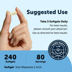 Micro Ingredients Triple Strength Omega-3 Fish Oil 4,200 mg - 240 Softgels - image 4