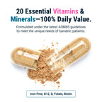 BariatricPal Multivitamin ONE 1 per Day! Bariatric Multivitamin