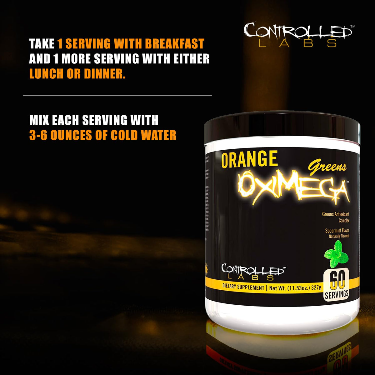 Controlled Labs Orange OxiMega Greens Spearmint Powder - 11.5 oz - image 4