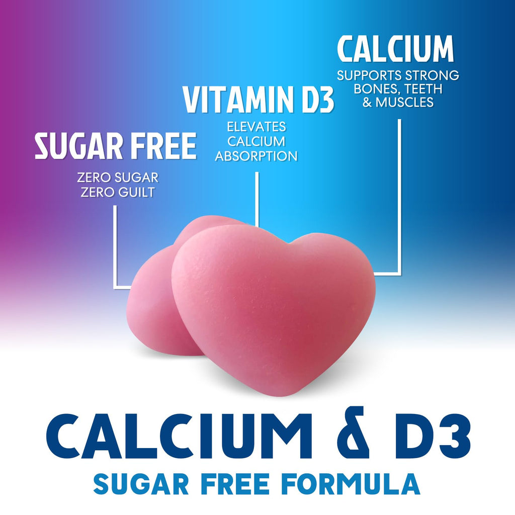Nature's Nutrition Calcium Gummies - Sugar Free Calcium Gummy