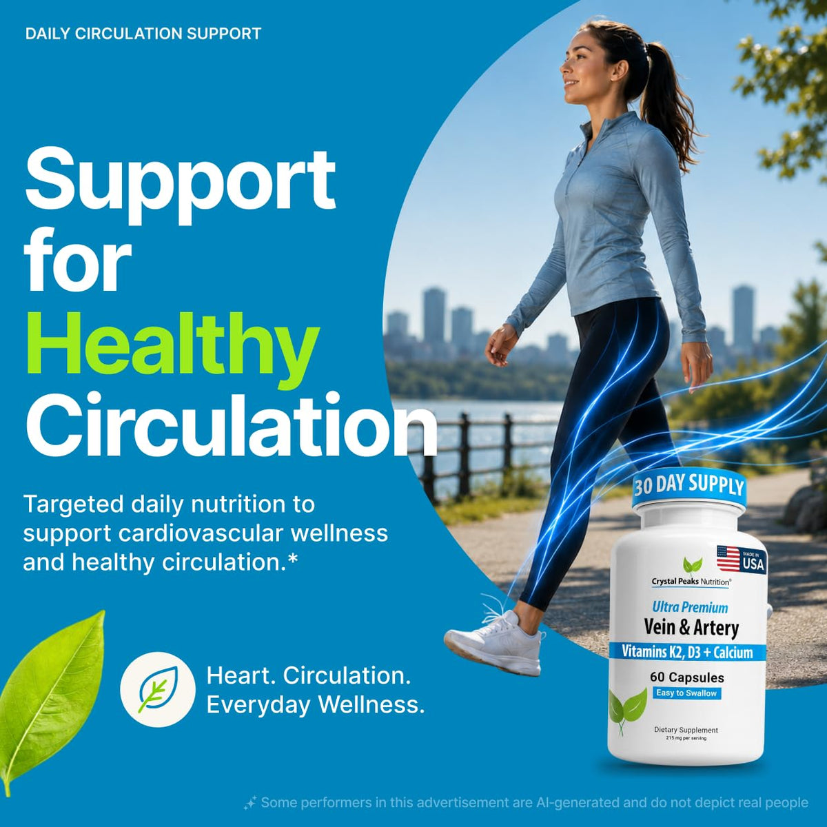 CRYSTAL PEAKS NUTRITION Vein & Artery Supplement - 60 Capsules - image 3