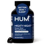 HUM Mighty Night Sleep & Skin Supplement CoQ10 & Valerian Root - 60 Softgels