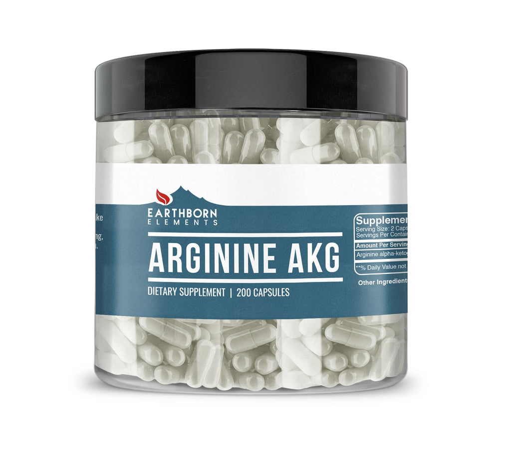 Earthborn Elements Arginine AAKG - 200 Capsules