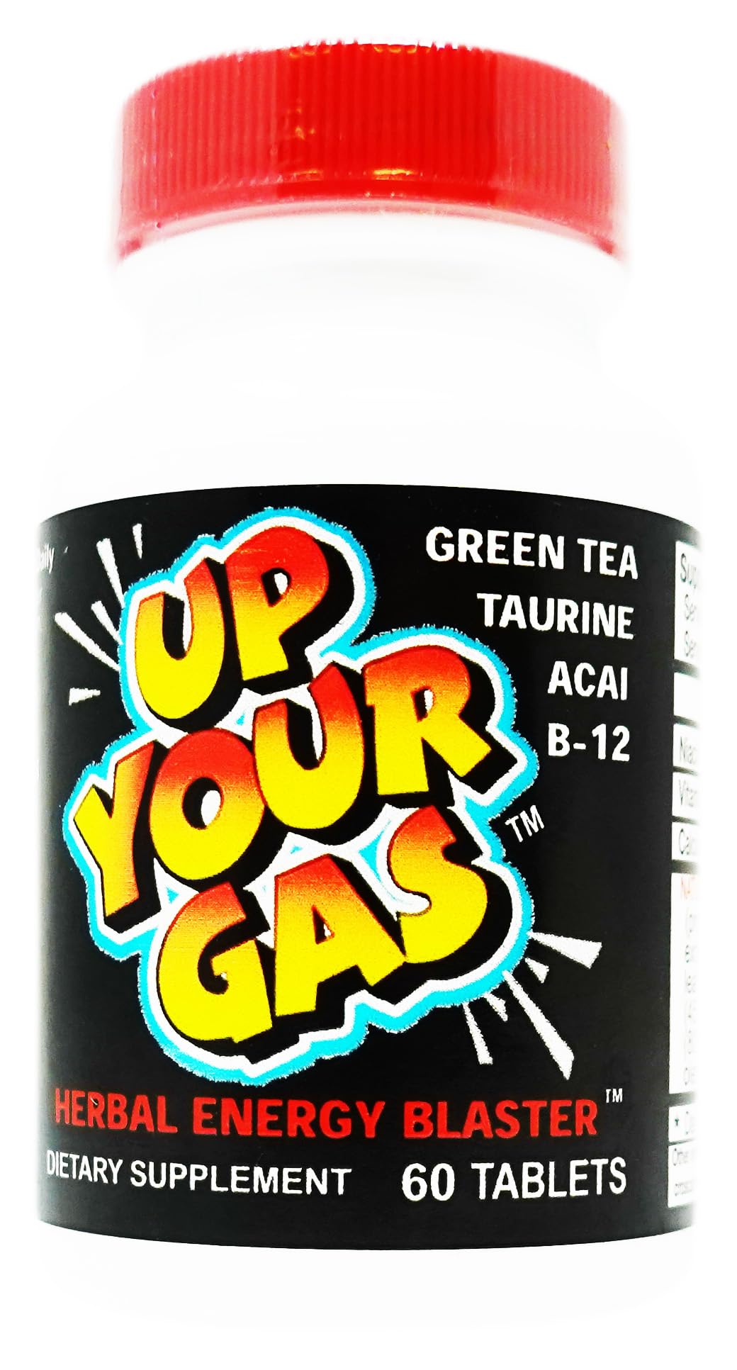 Hot Stuff Nutritionals UP Your Gas Herbal Energy Blaster - 60 Tablets
