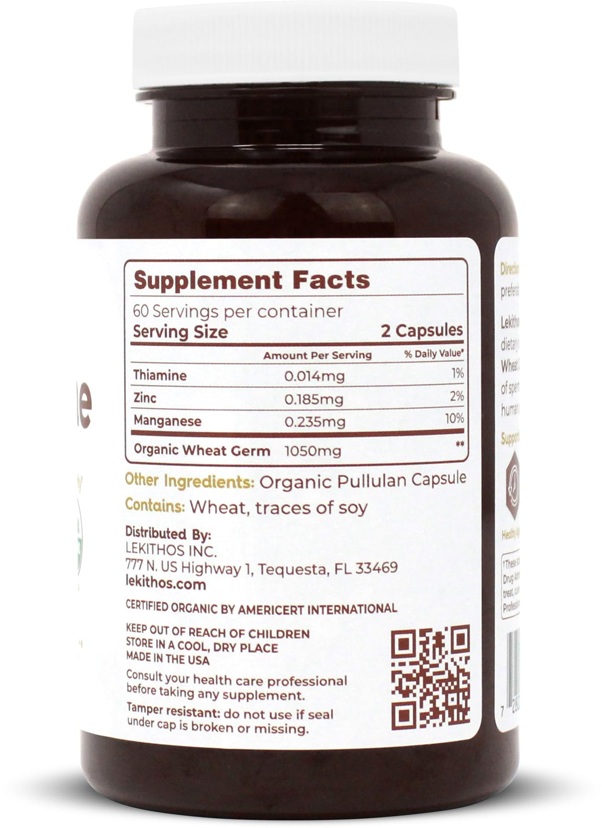 Lekithos Organic Spermidine Capsules - 120 Capsules - image 4