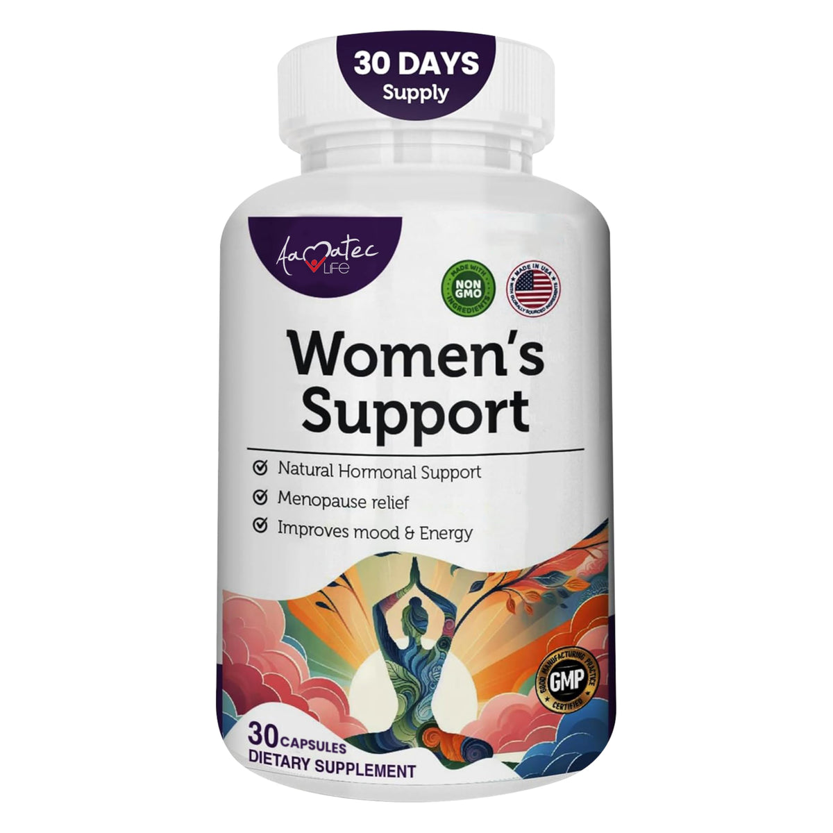 AAMATEC LIFE Women's Support Supplement Menopause - 60 Capsules