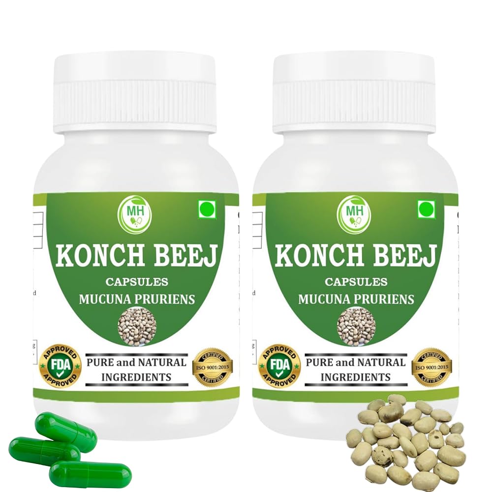 Morsan Kaunch Beej Mucuna pruriens 500 mg - 120 Capsules