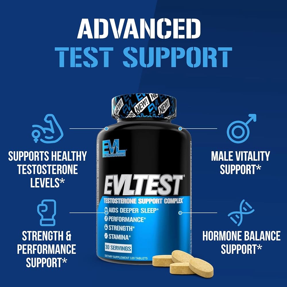 Evlution EVL Complete Testosterone Booster for Men - 120 Tablets - image 3