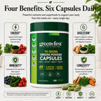Greens First Phytonutrient Capsules - 180 Capsules - image 4