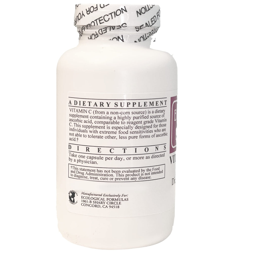 Ecological Formulas Vitamin C from Tapioca for Sensitive Stomachs