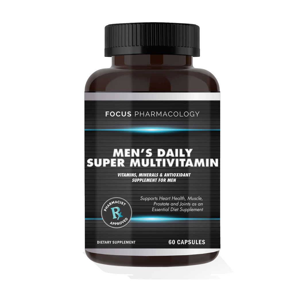 Focus Pharmacology Men's Daily Super Multi-Vitamin - 60 Capsules - image 2
