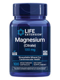 Life Extension Magnesium Citrate 100 mg Vegetarian Capsules - 100 Count
