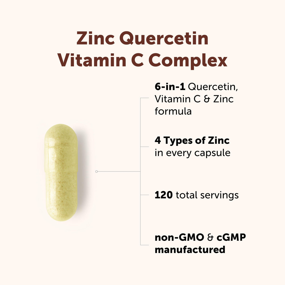 Micro Ingredients Quercetin with Vitamin C & Zinc - 240 Capsules - image 3