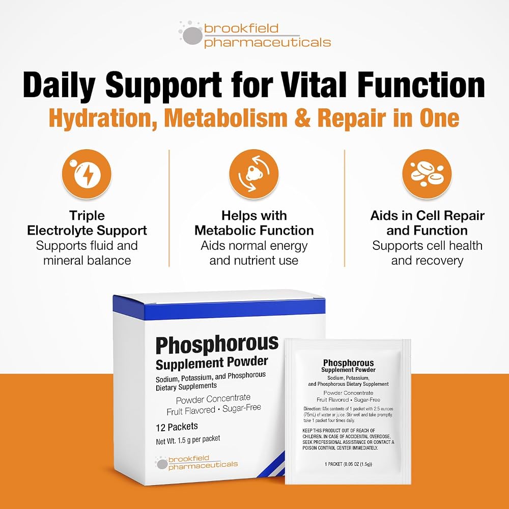 Brookfield Pharmaceuticals Phophorus Supplements Set