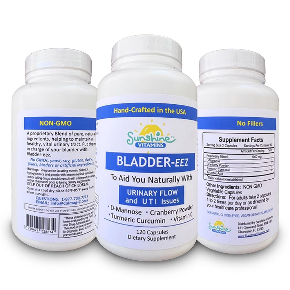 Sunshine Vitamins Bladder-EEZ Urinary Tract Support - 120 Capsules - image 9