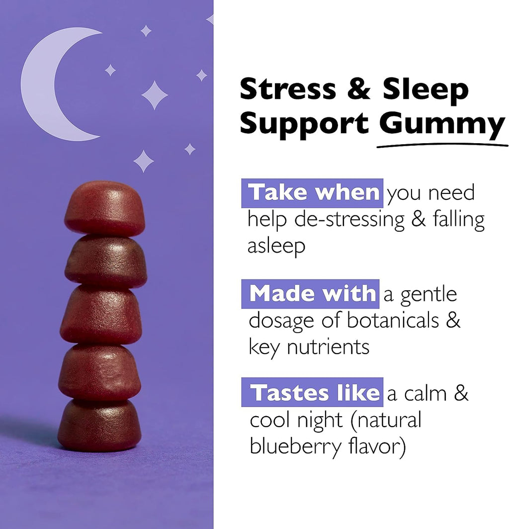 RESCUE Bach Plus Sleep & Stress Support Gummies
