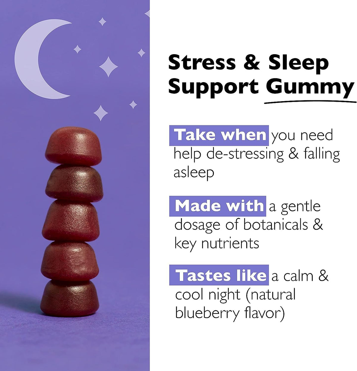RESCUE Bach Plus Sleep & Stress Support Gummies