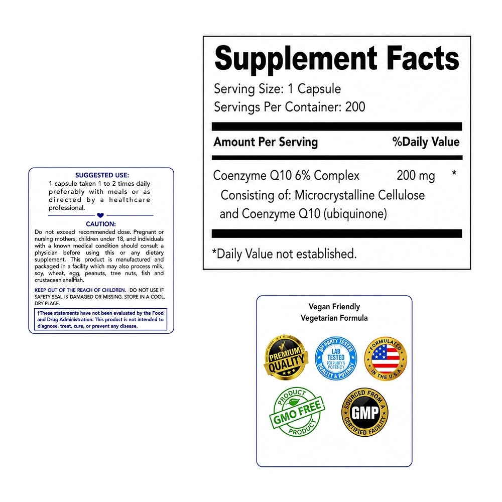 Dr. Valerie Nelson CoQ10 200 mg Heart & Cellular Energy - image 4