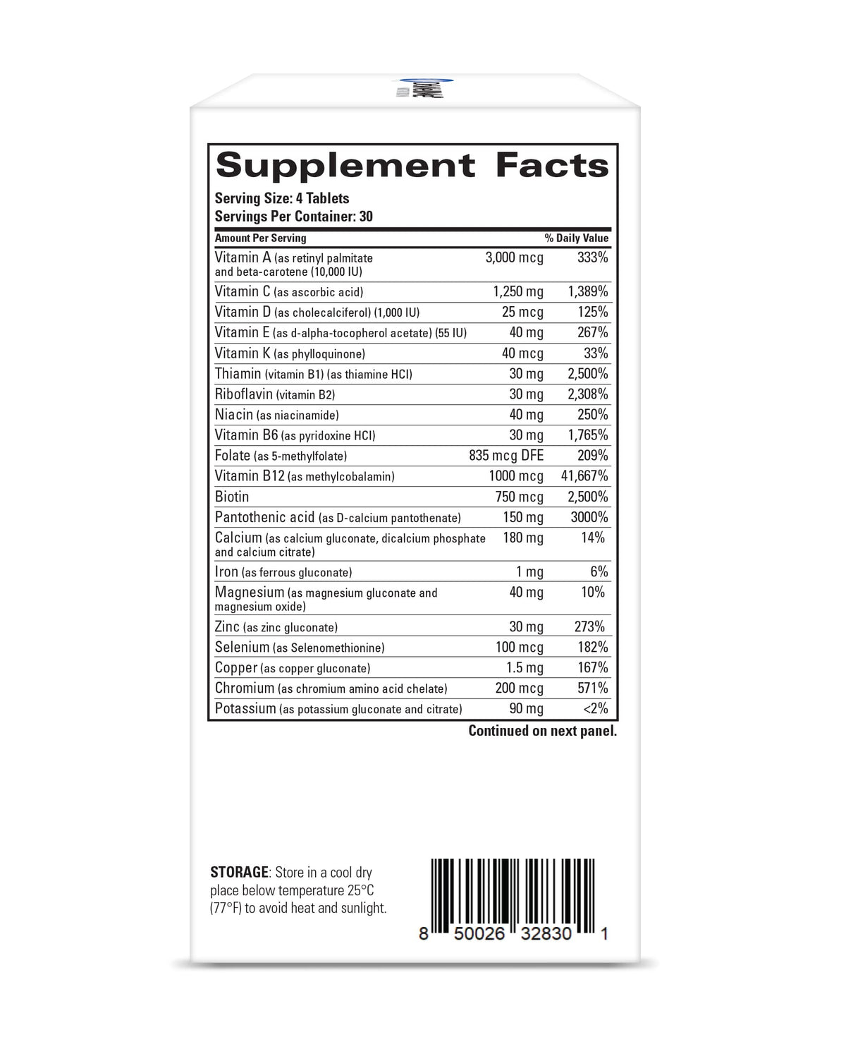 DR WELLME NUTRITION MultiWell Multivitamin for Adults - 120 Tablets - image 3