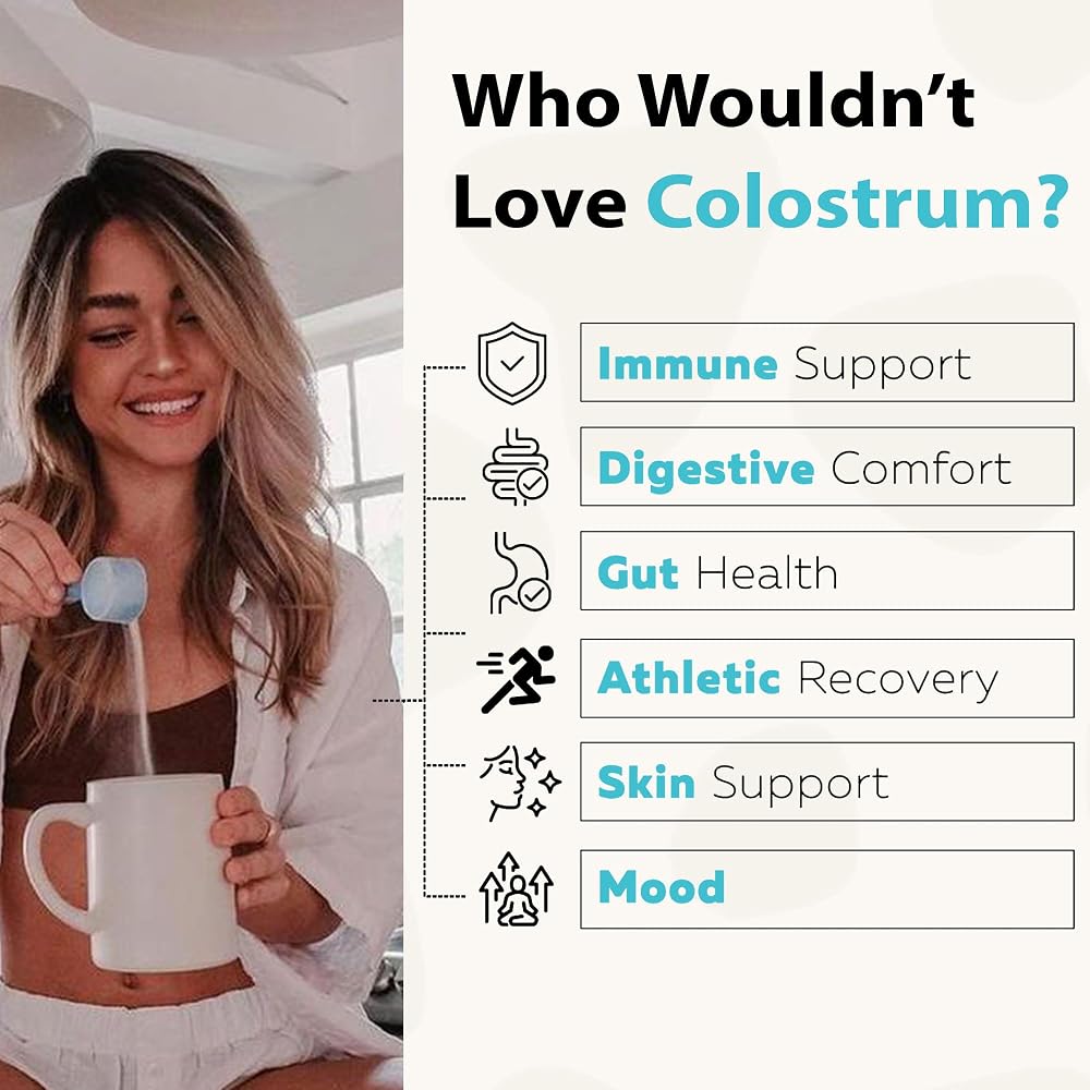 Nutragenis Colostrum Premium Powder for Gut Health & Immunity - 60 Servings - image 2