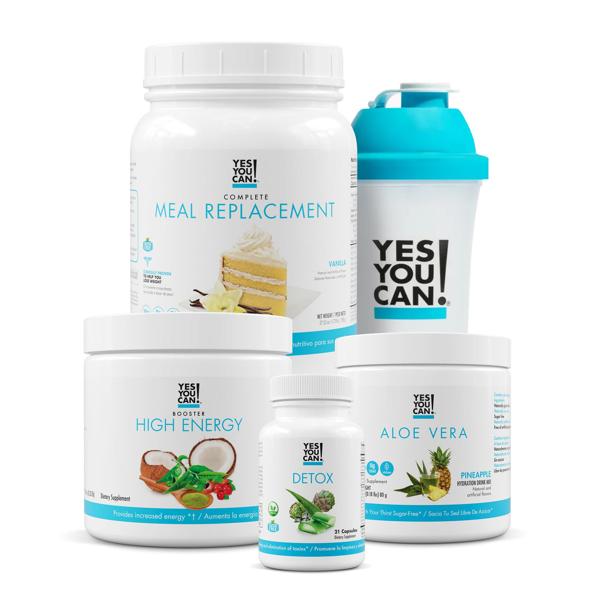 Yes You Can! Detox Plus Fiber Kit, 5-in-1 Daily Cleanse