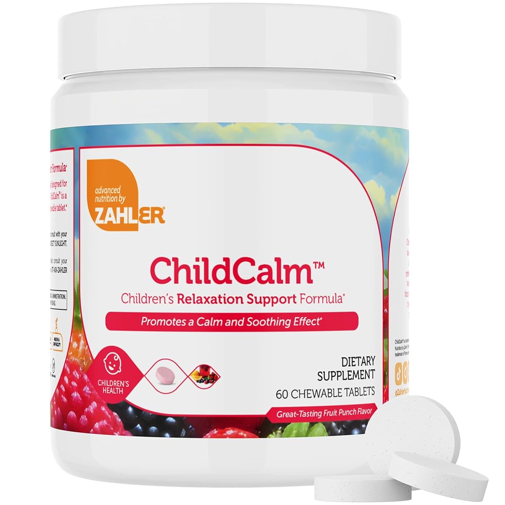 Zahler ChildCalm Magnesium Chewable for Kids - 60 Tablets - image 2
