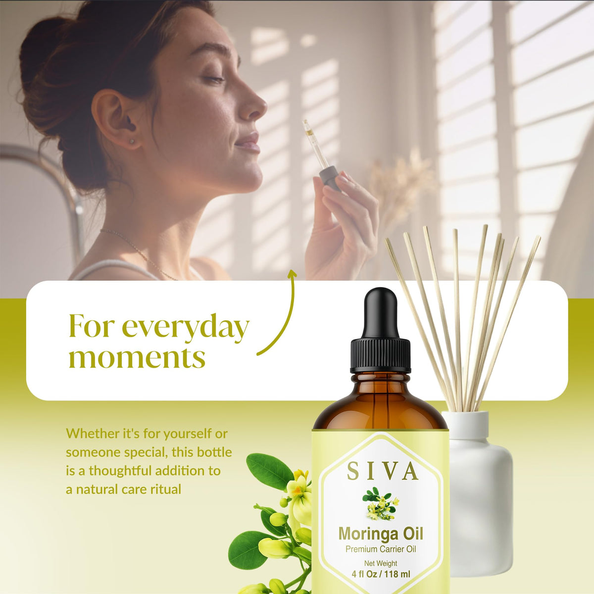 SIVA Organics Moringa Carrier Oil - 4 Fl Oz - image 7