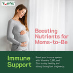 YUM-V'S Prenatal Gummies for Women with Folic Acid & Iron - 60 Count - image 6