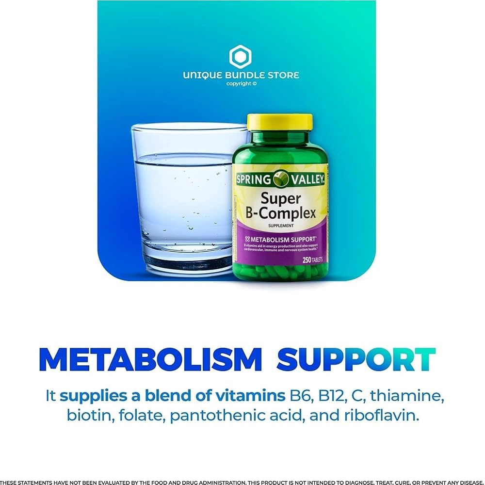 Unique Bundle Super Vitamin B Complex - 250 Tablets - image 3
