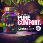 Dream Spell 3D Natural Sleep Aid with Melatonin & GABA - 60 Capsules - image 6