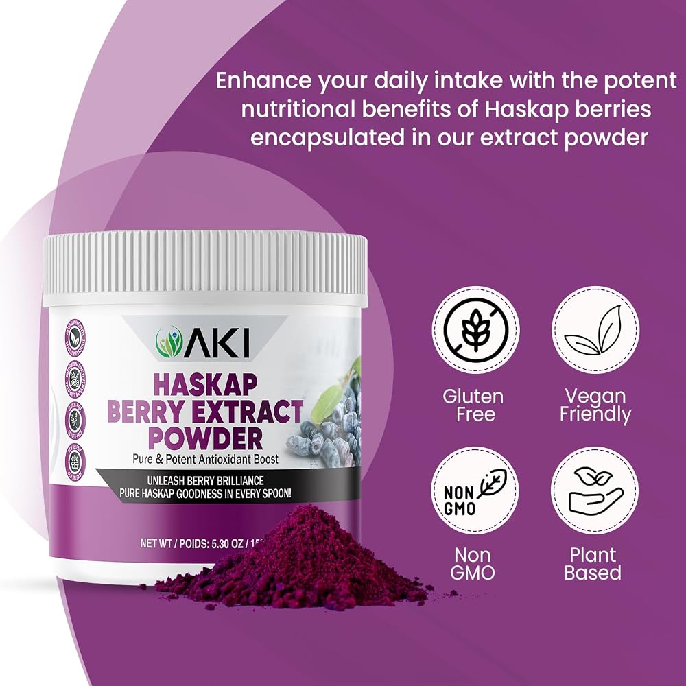 AKI ORGANIC Haskap Berry Extract Powder - 5.3 oz - image 8