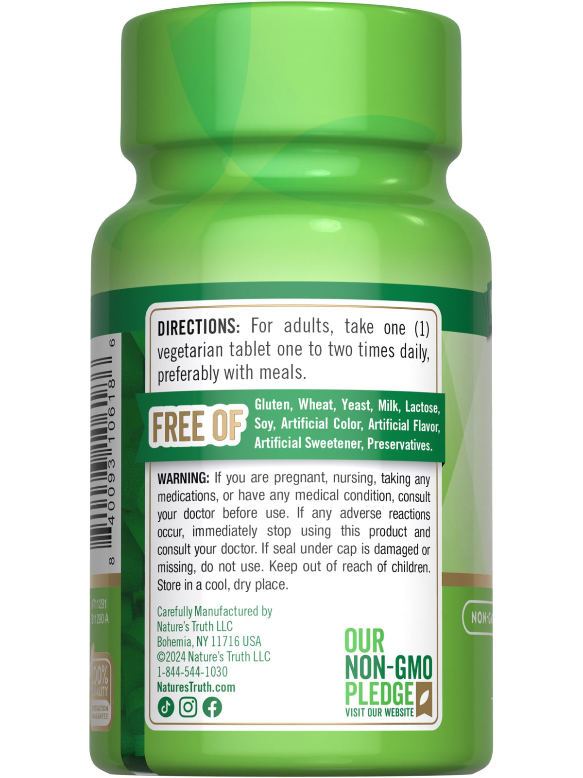 Nature's Truth Vitamin D3 400 IU - 100 Tablets - image 7