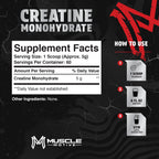Muscle Motive Creatine Monohydrate Powder Unflavored - 300g - image 4