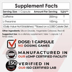 Nootropics Depot Caffeine and L-Theanine Capsules for Focus - 60 Count - image 2