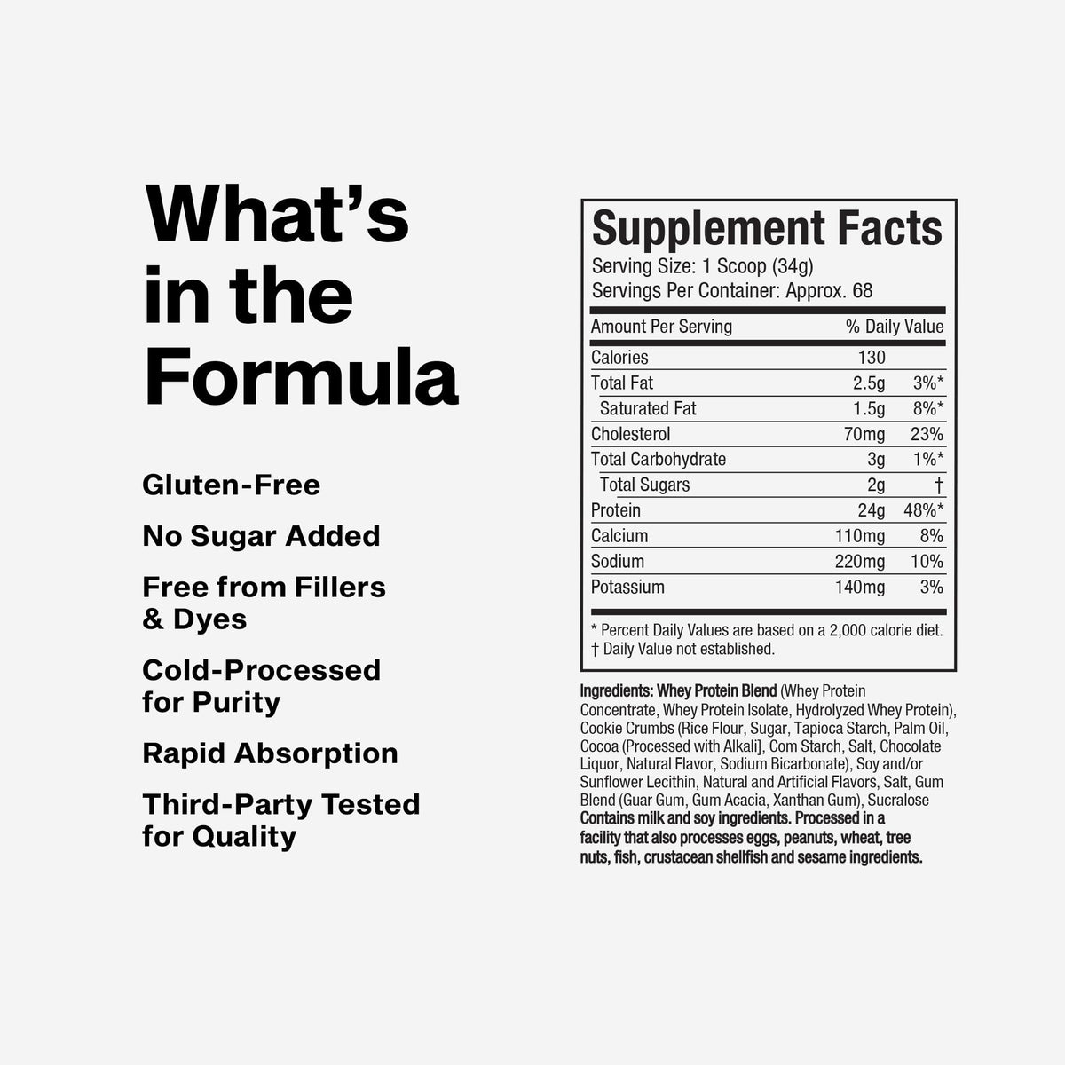 MuscleTech Whey Protein Powder, 24g Protein
