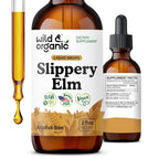 Wild & Organic Slippery Elm Liquid Drops - Organic Slippery Elm Bark