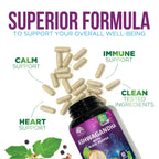 Nature's Strength Ashwagandha Supplements 1100mg - High-Absorption