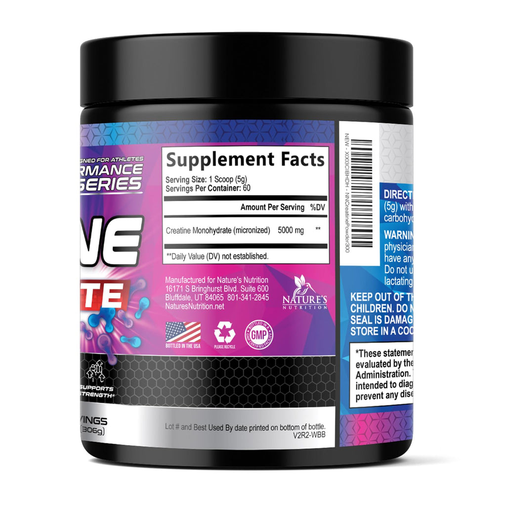 Nature's Nutrition Creatine Monohydrate Micronized Powder - 60 Servings - image 9