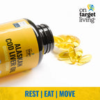 On Target Living Alaskan Cod Liver Oil - 120 Softgels - image 7