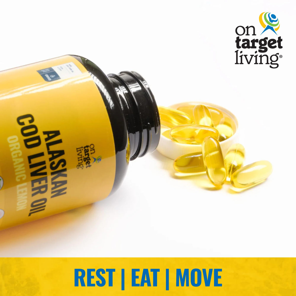 On Target Living Alaskan Cod Liver Oil - 120 Softgels - image 7
