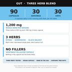 Alkaline Herb Gut Supplement - 90 Capsules - image 3