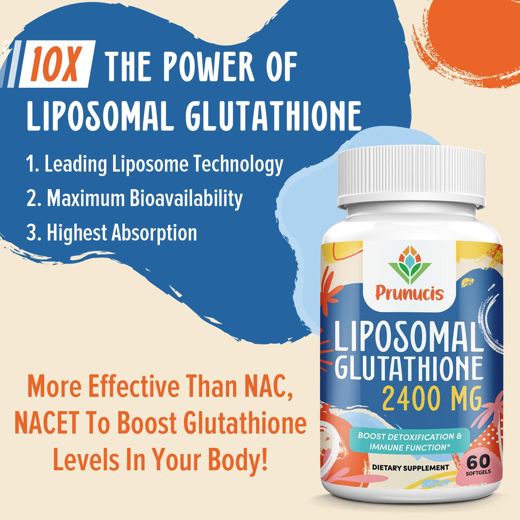 Prunucis Liposomal Glutathione, Pure Reduced L-Glutathione