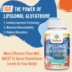 Prunucis Liposomal Glutathione, Pure Reduced L-Glutathione