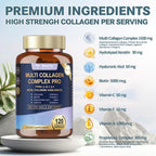 Totaria 18-in-1 Collagen Pro 1500mg Multi-Collagen - 120 Capsules - image 4
