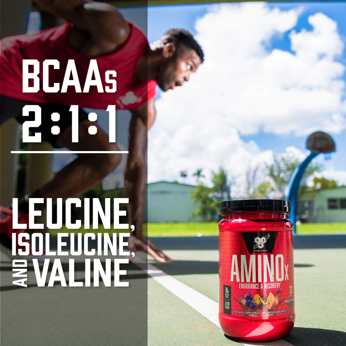 BSN Amino X Muscle Recovery & Endurance Powder with BCAAs