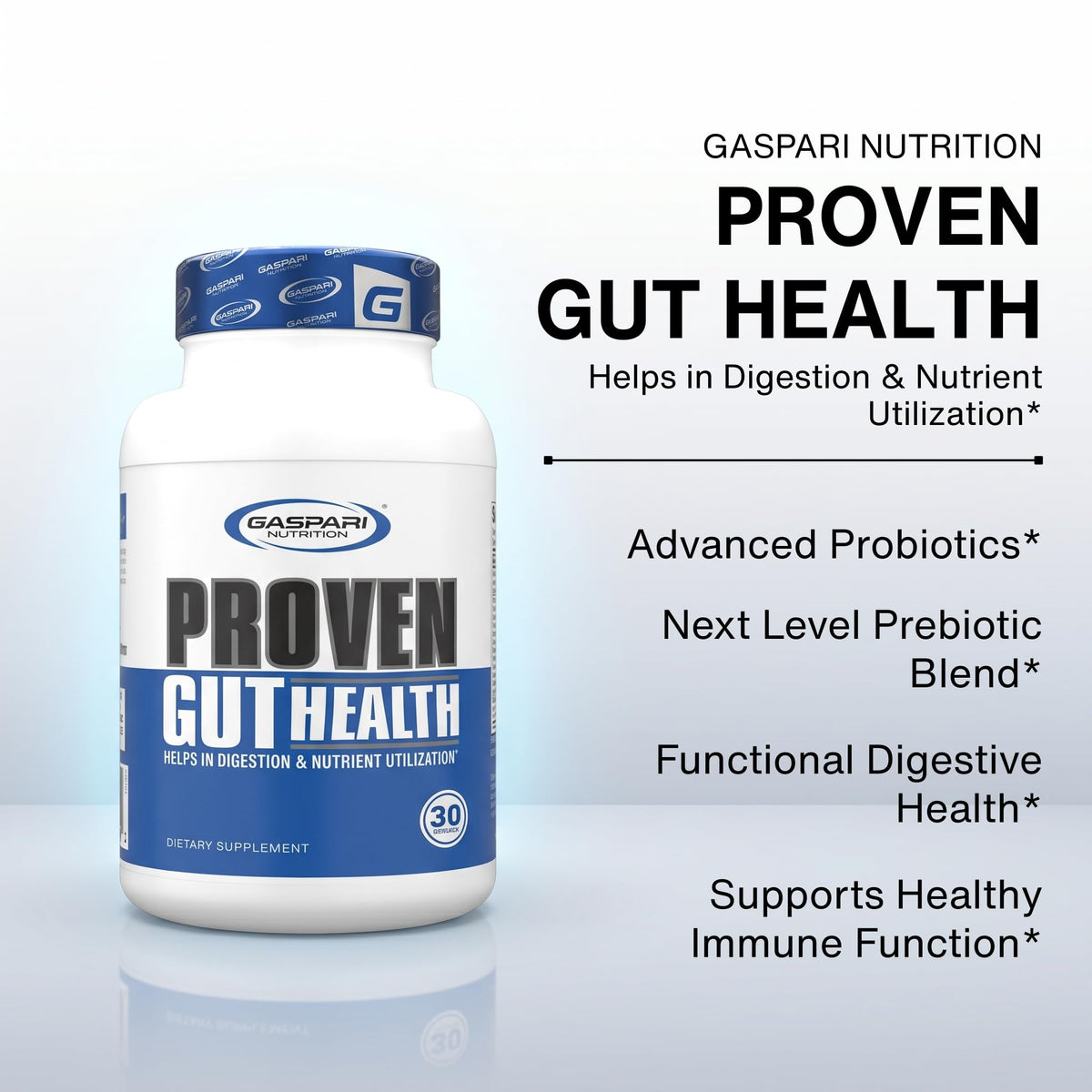 Gaspari Nutrition Proven Gut Health Probiotics - 30 Capsules - image 3