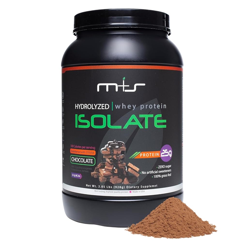 M+S Whey Protein Isolate Powder Chocolate Grass Fed - 29 Servings