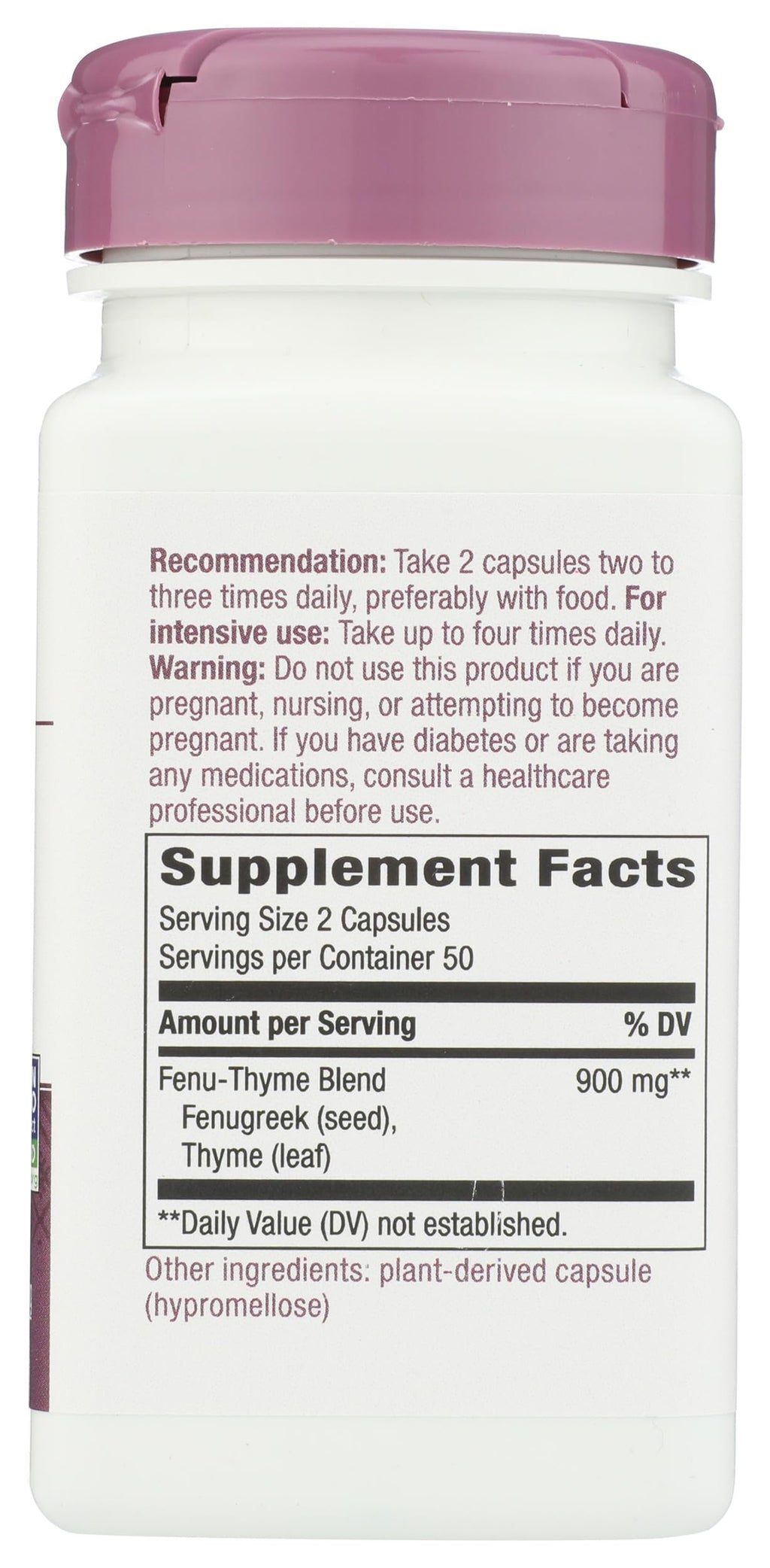Nature's Way Fenu-Thyme Digestive Support - 100 Vegetarian Capsules - image 7