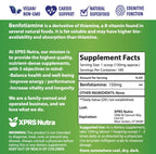 XPRS Nutra Benfotiamine Powder Vitamin B1 - 1 Ounce - image 6
